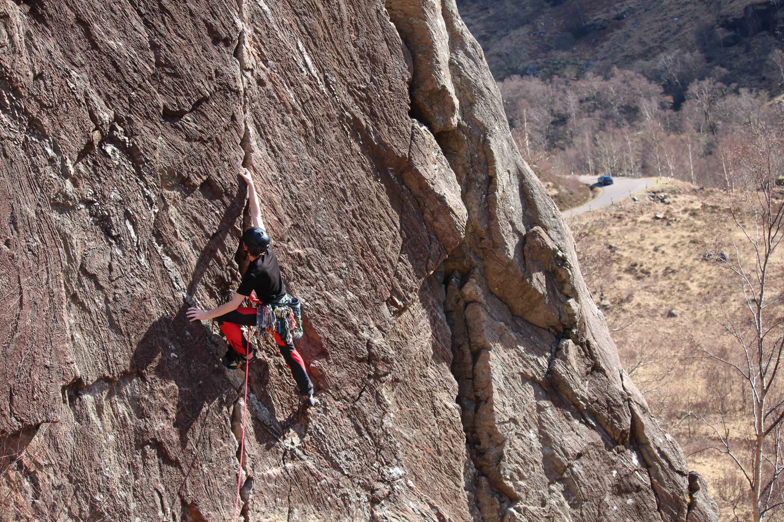rock climbing and mountain sports