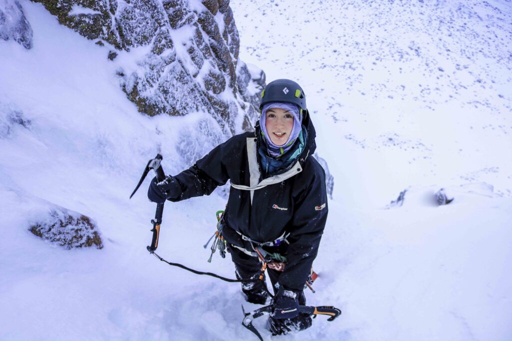 5 day learn to lead winter climbing course Aviemore, cairngorms, scotland