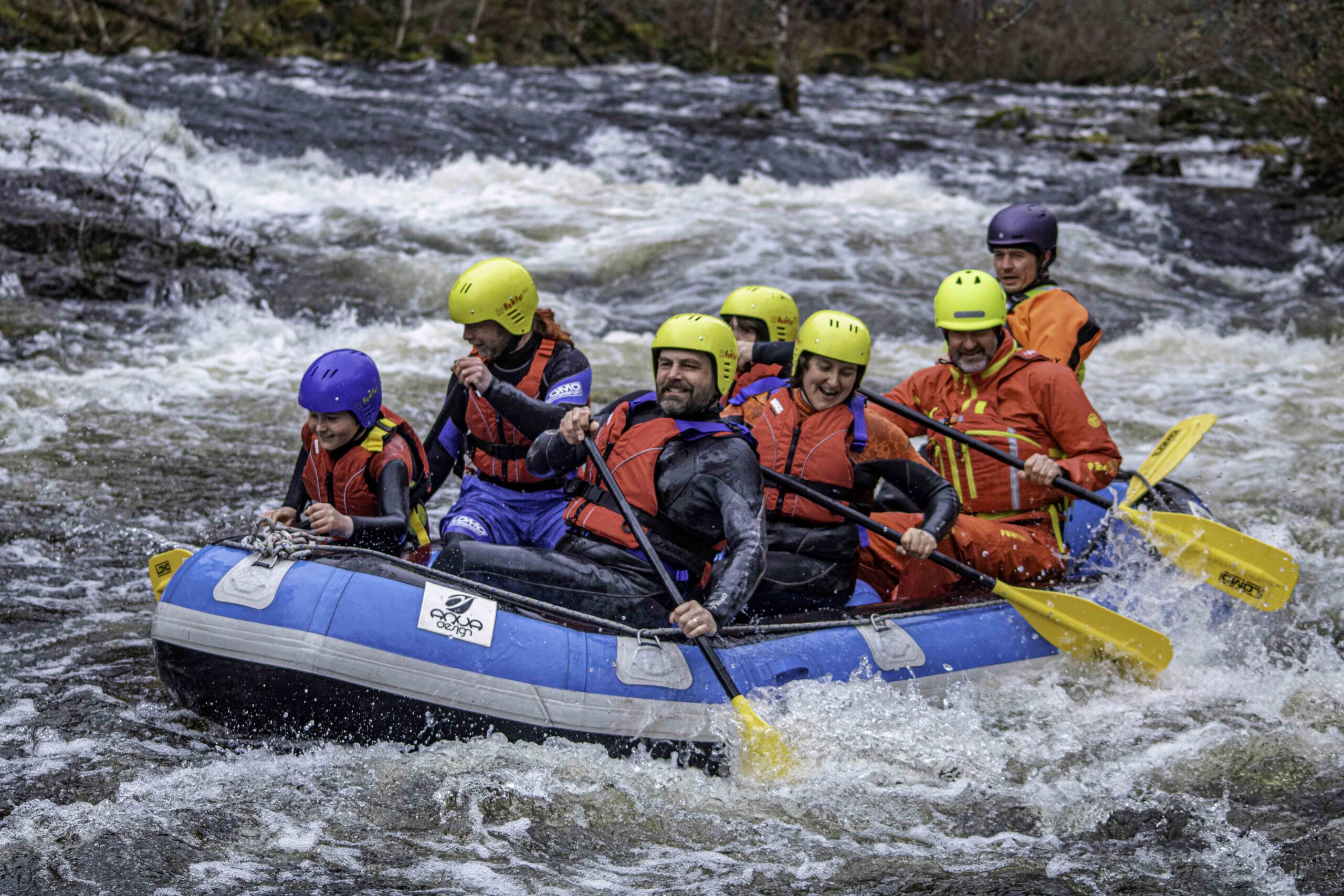 Best white water rafting in Scotland grade 2