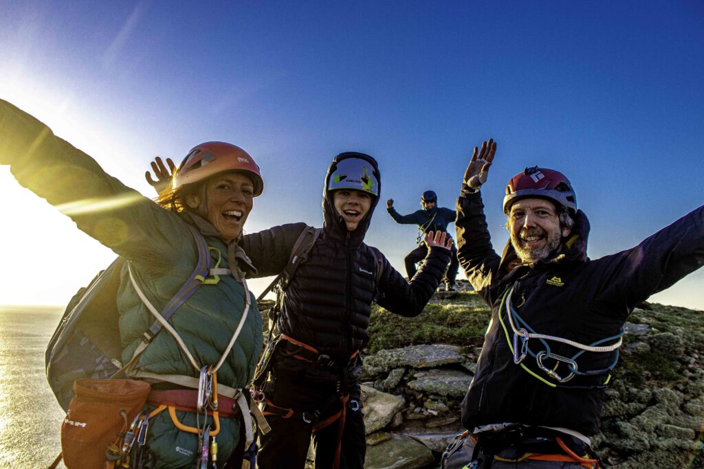 Sea Stacks Scottish Odyssey rock climbing