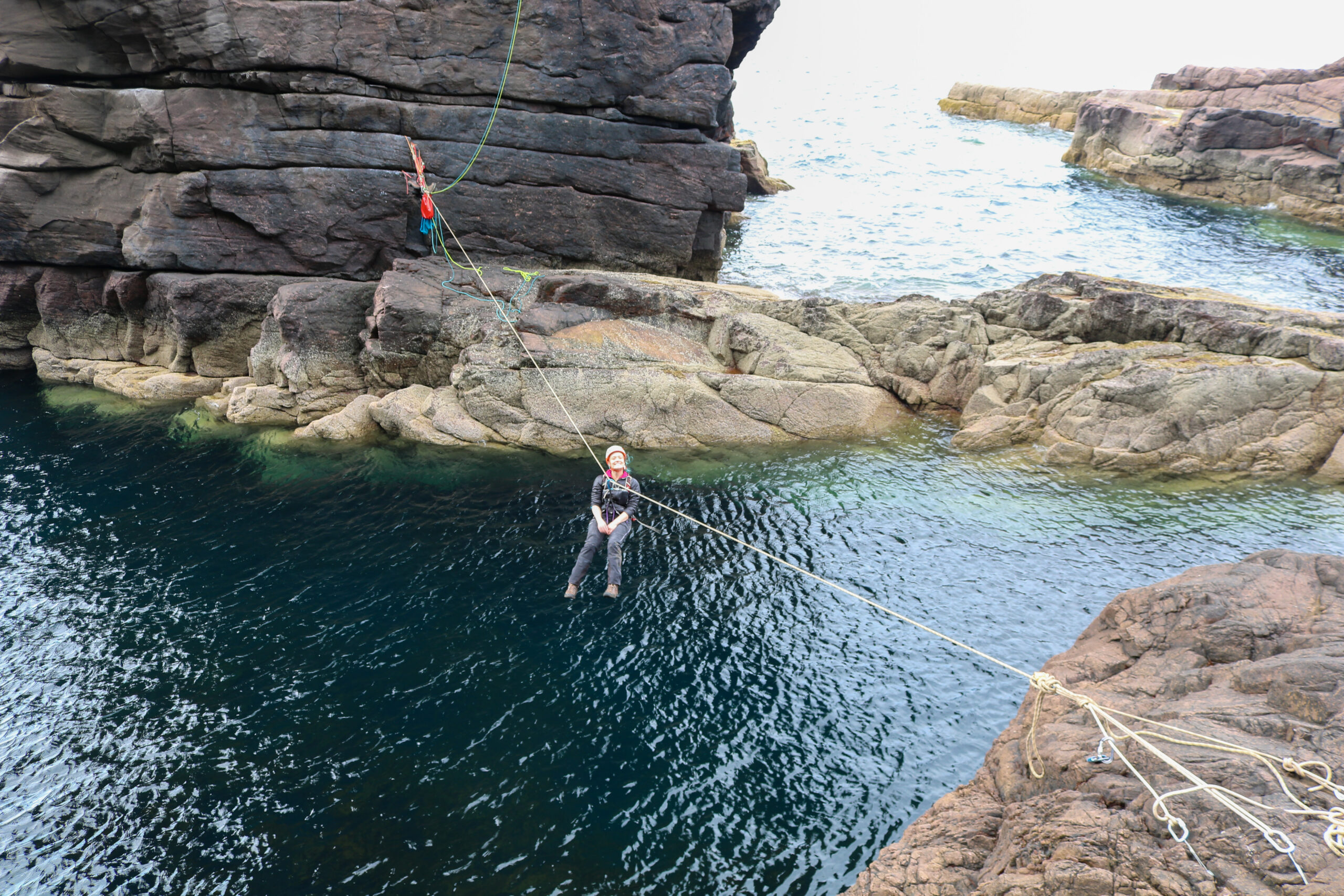 Old man of Stoer Seastack Happy