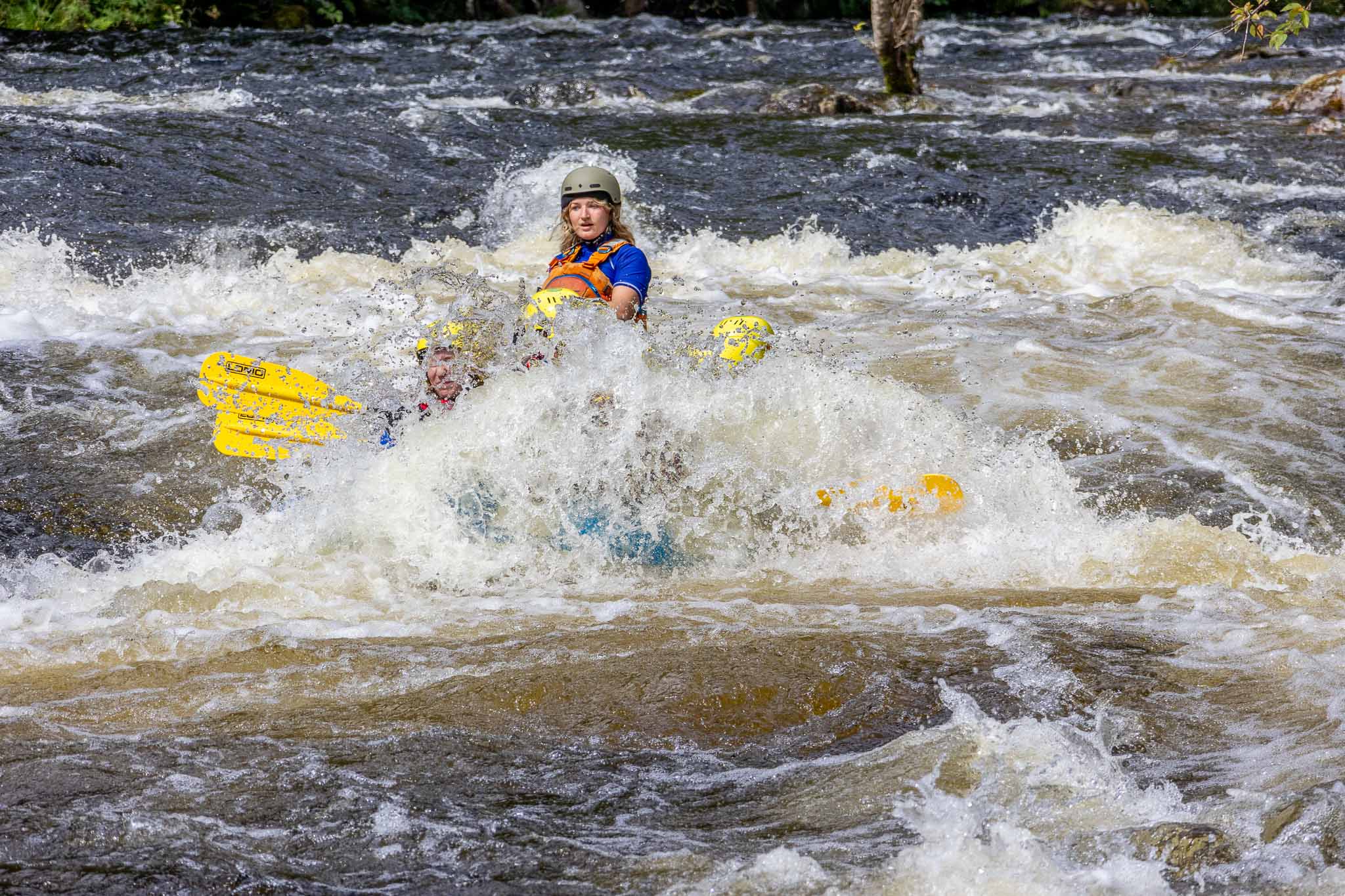 White water rafting grade 3/4 river find horn
