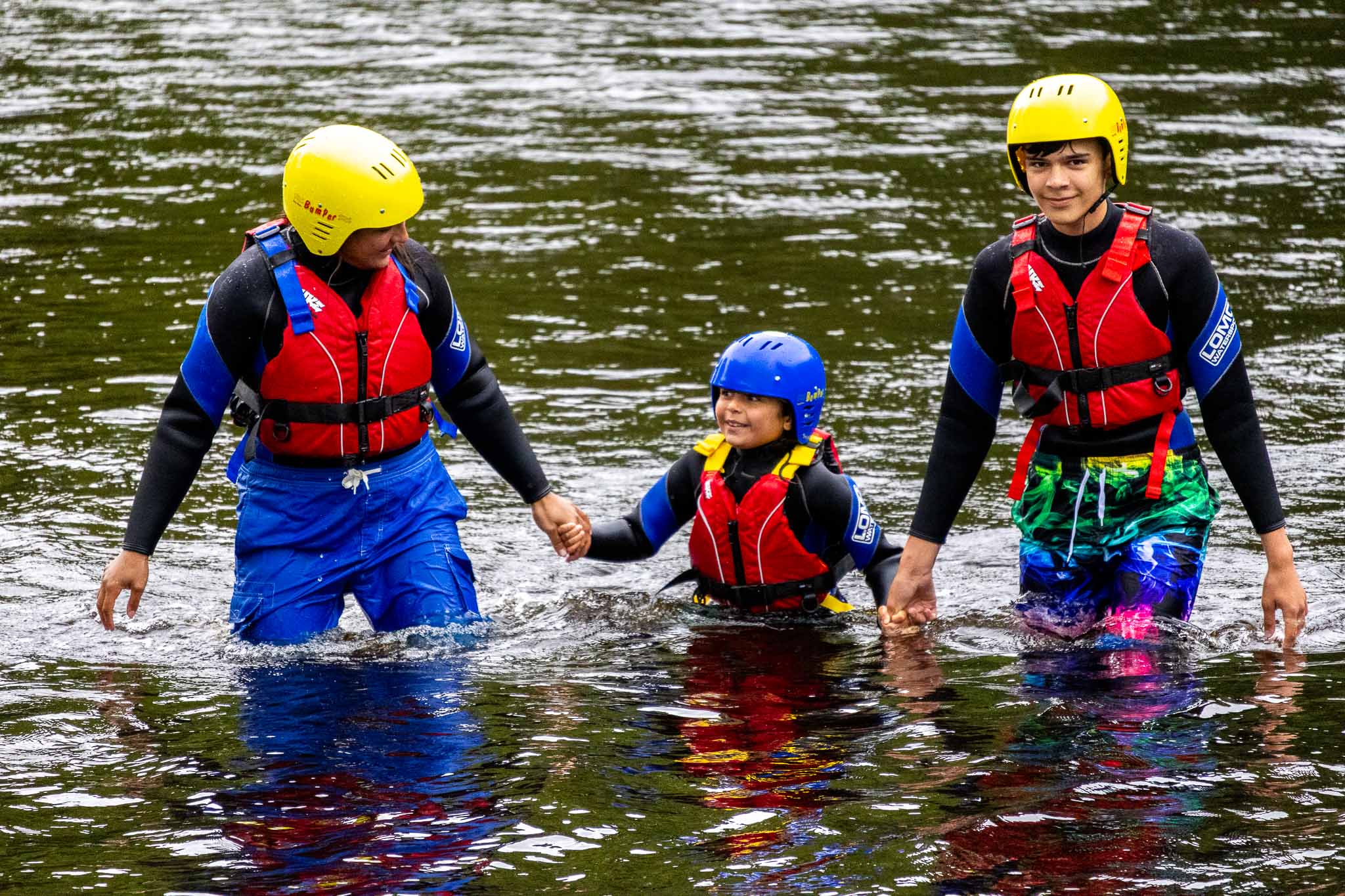 white water rafting river spey grade 2 swimming