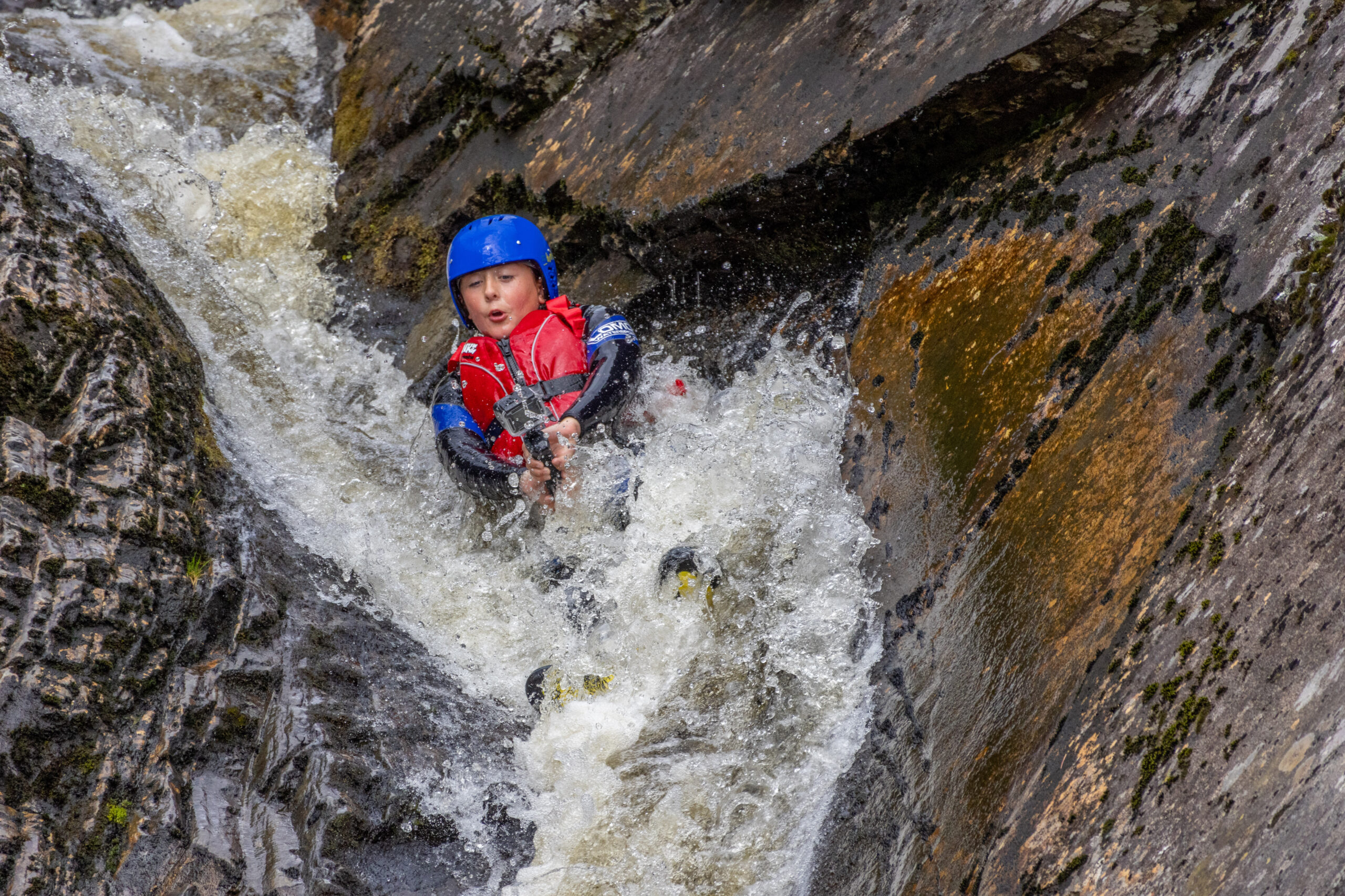 uamha canyon flume adventure scotland