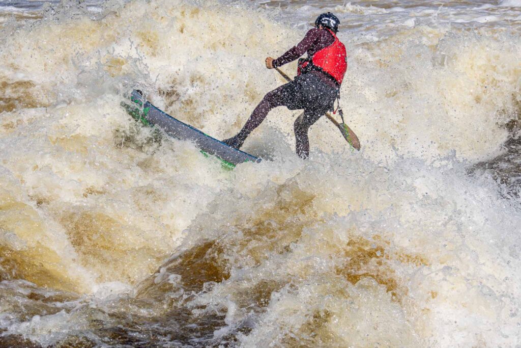 World's hardest white water SUP boarding
