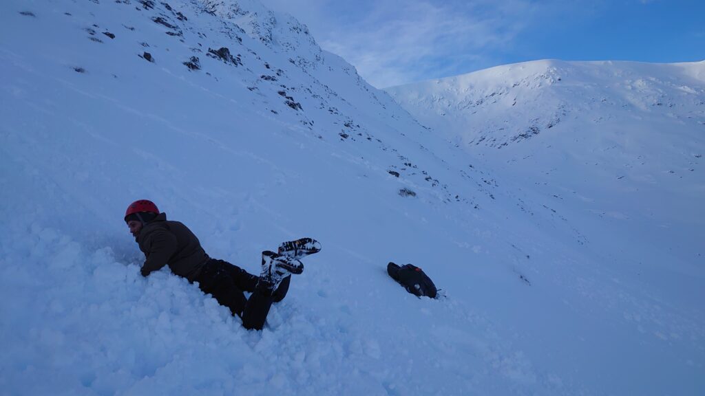 Scottish winter skills course