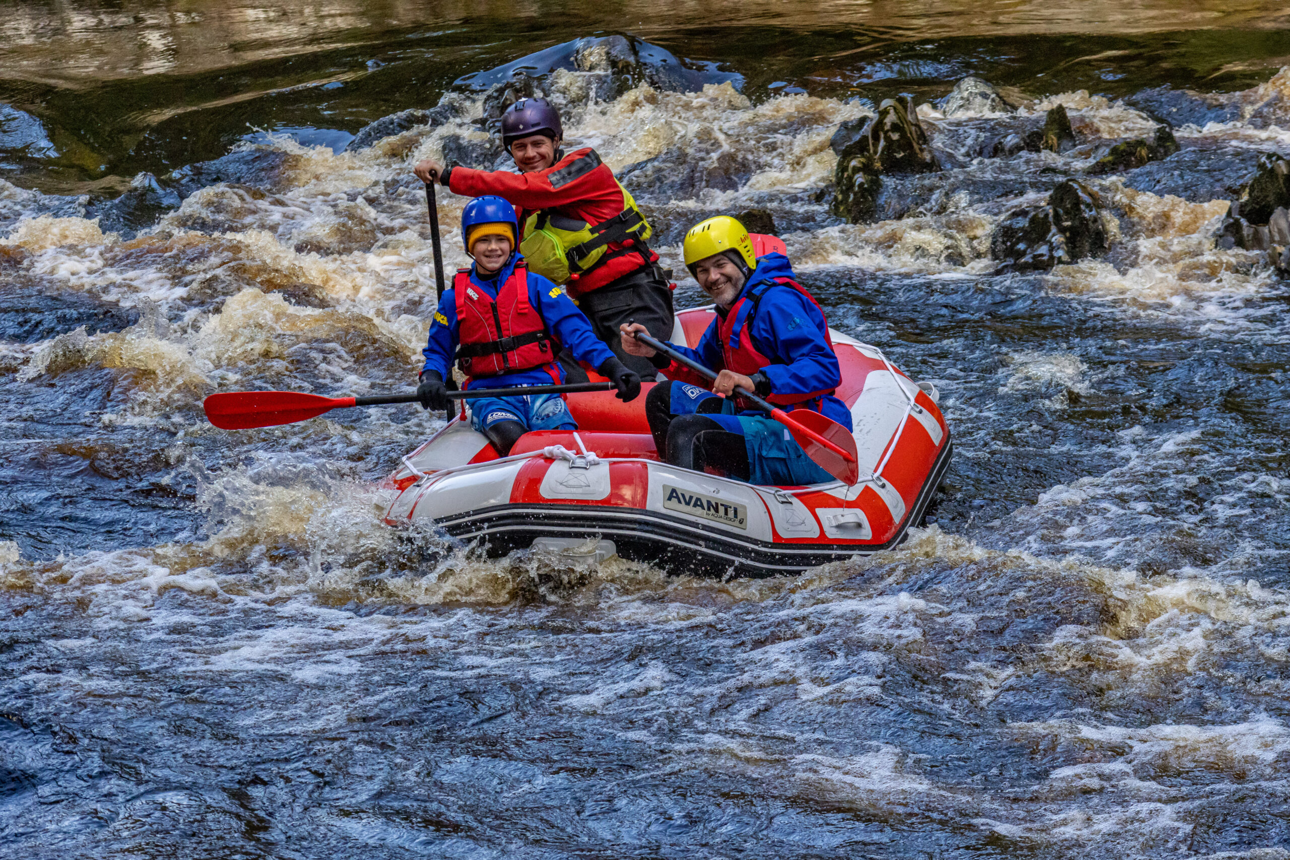 white water rafting river findhorn dragons teeth