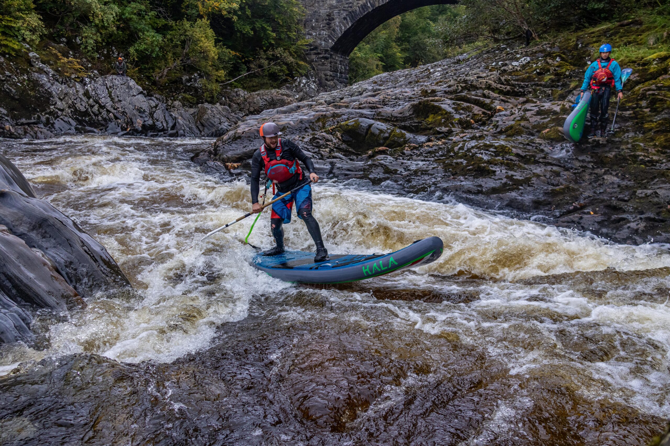 White Water SUP Coach surfing fun