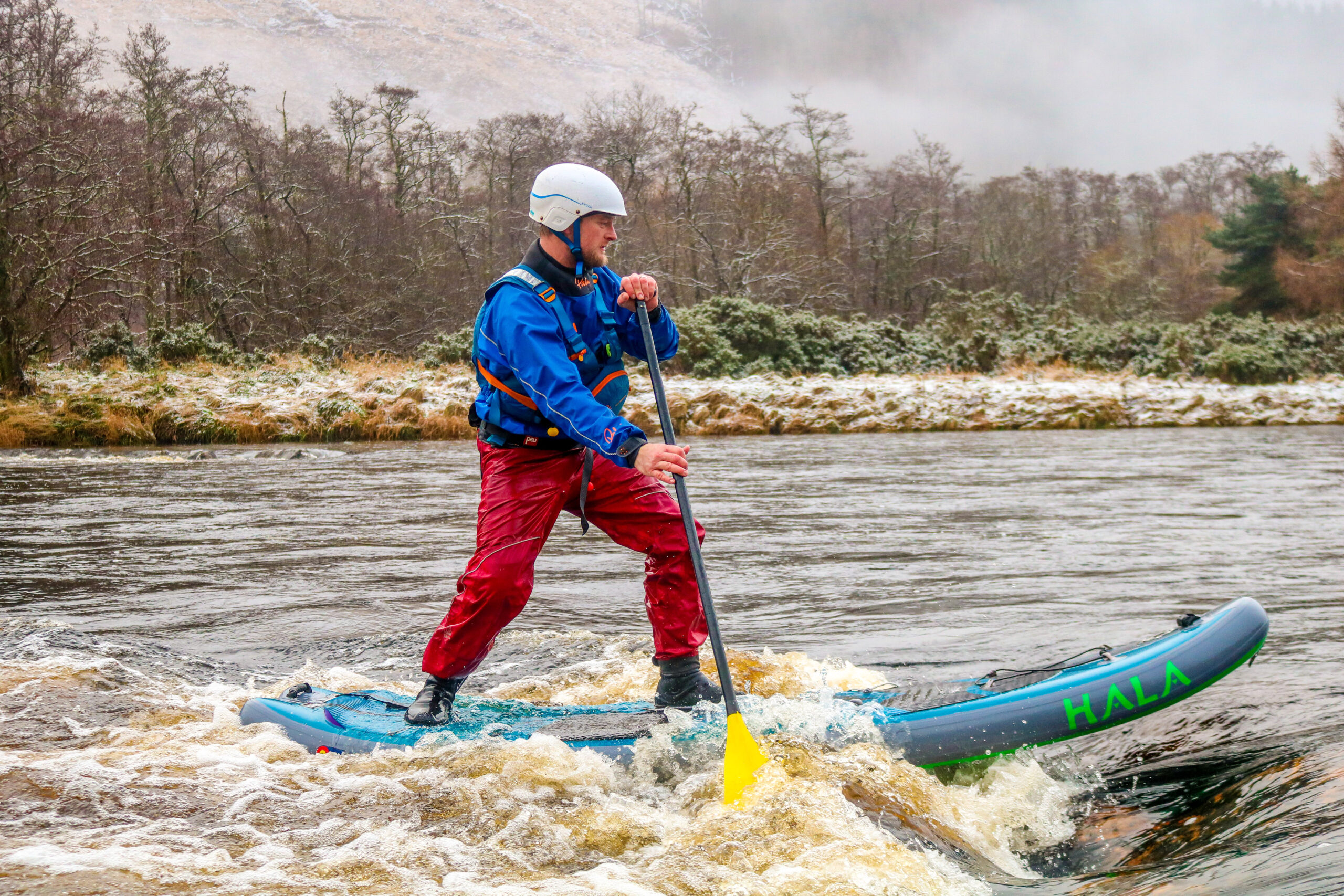 SUP White Water Leader Training Surfing