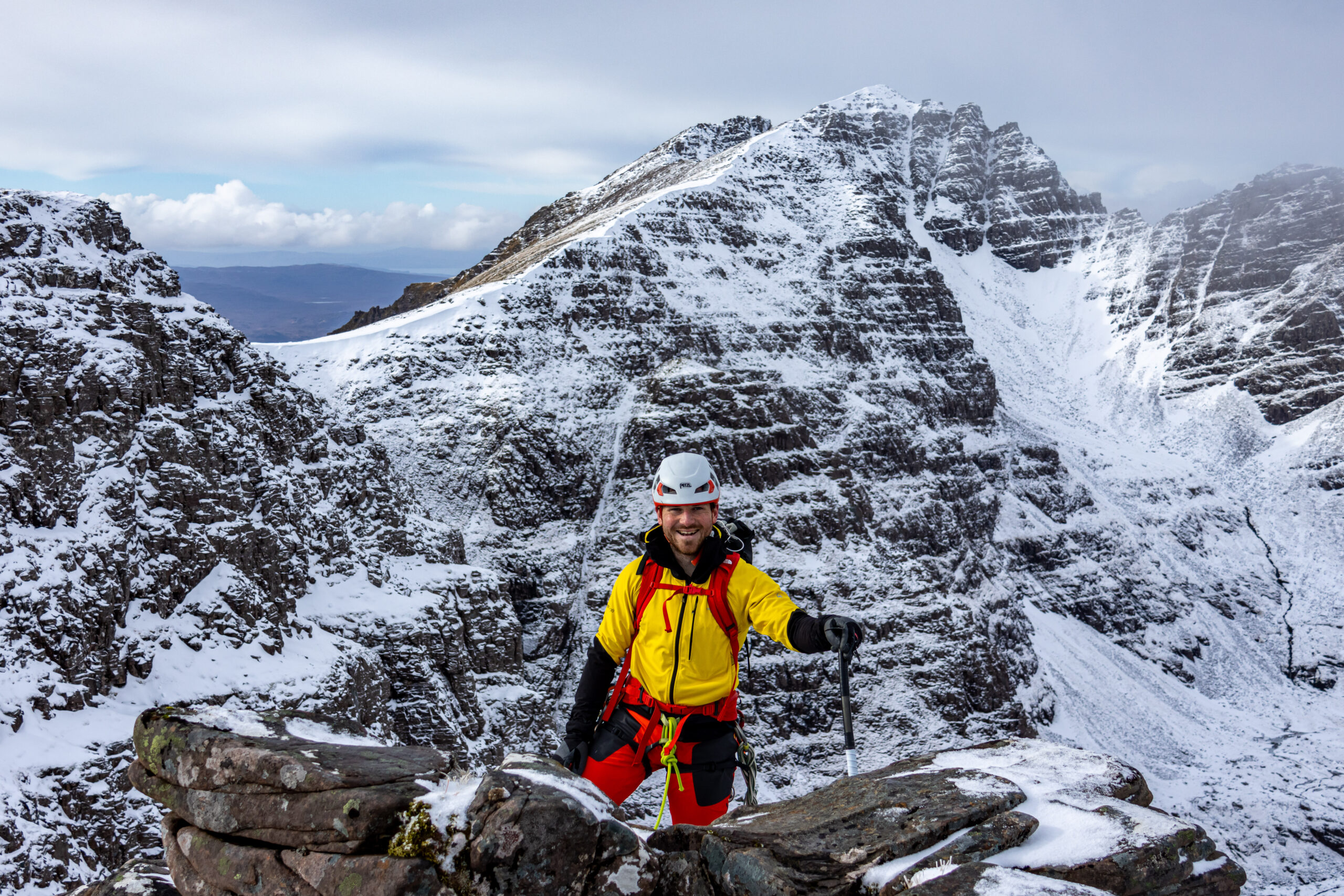 Mountaineering in Scotland Liathach Ridgeline
