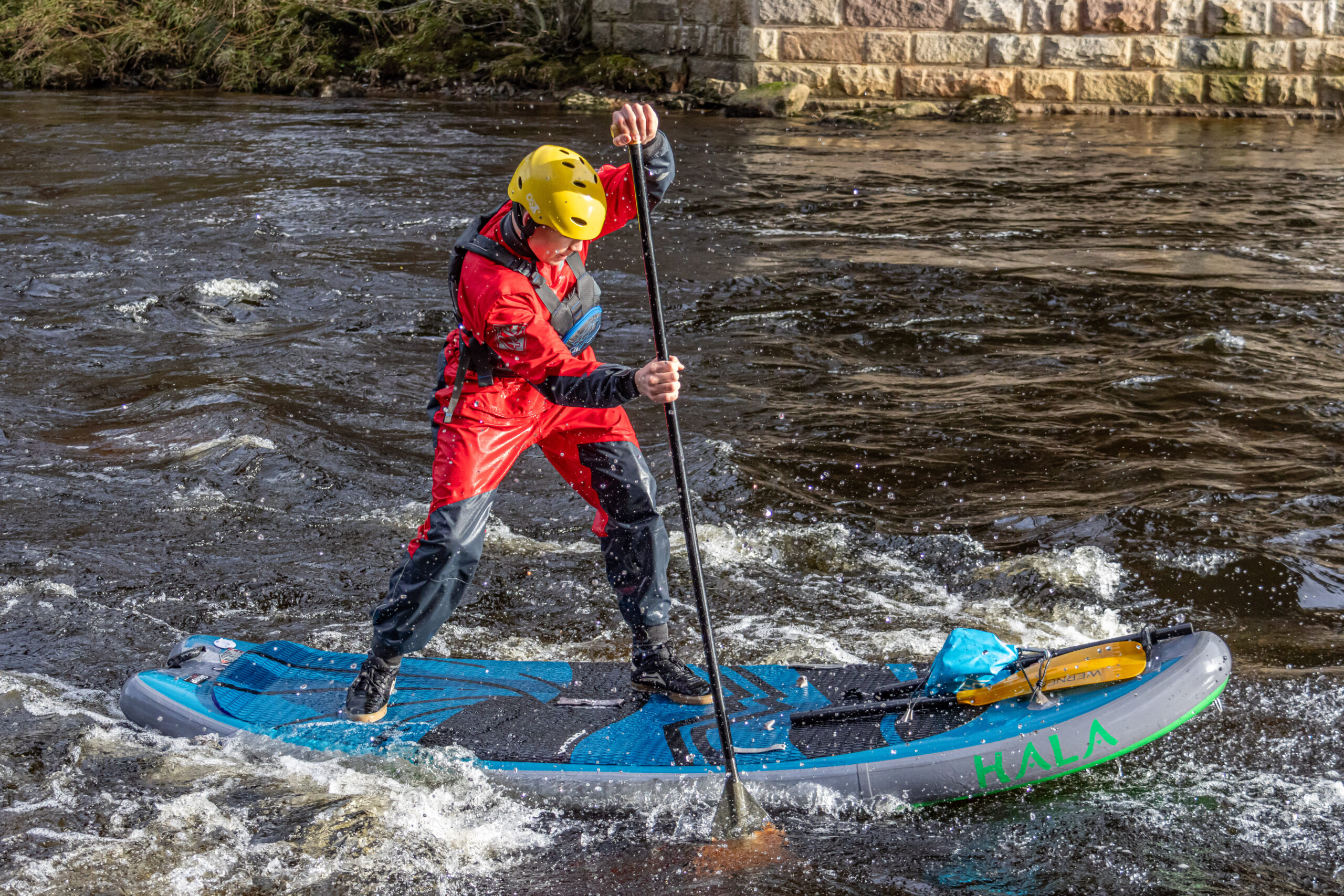 Paddle Scotland SUP White Water Coach training