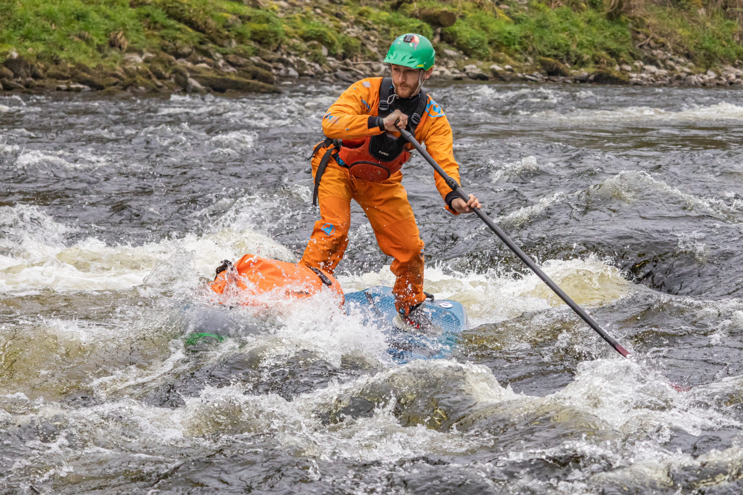 white water SUP leader Paddle UK