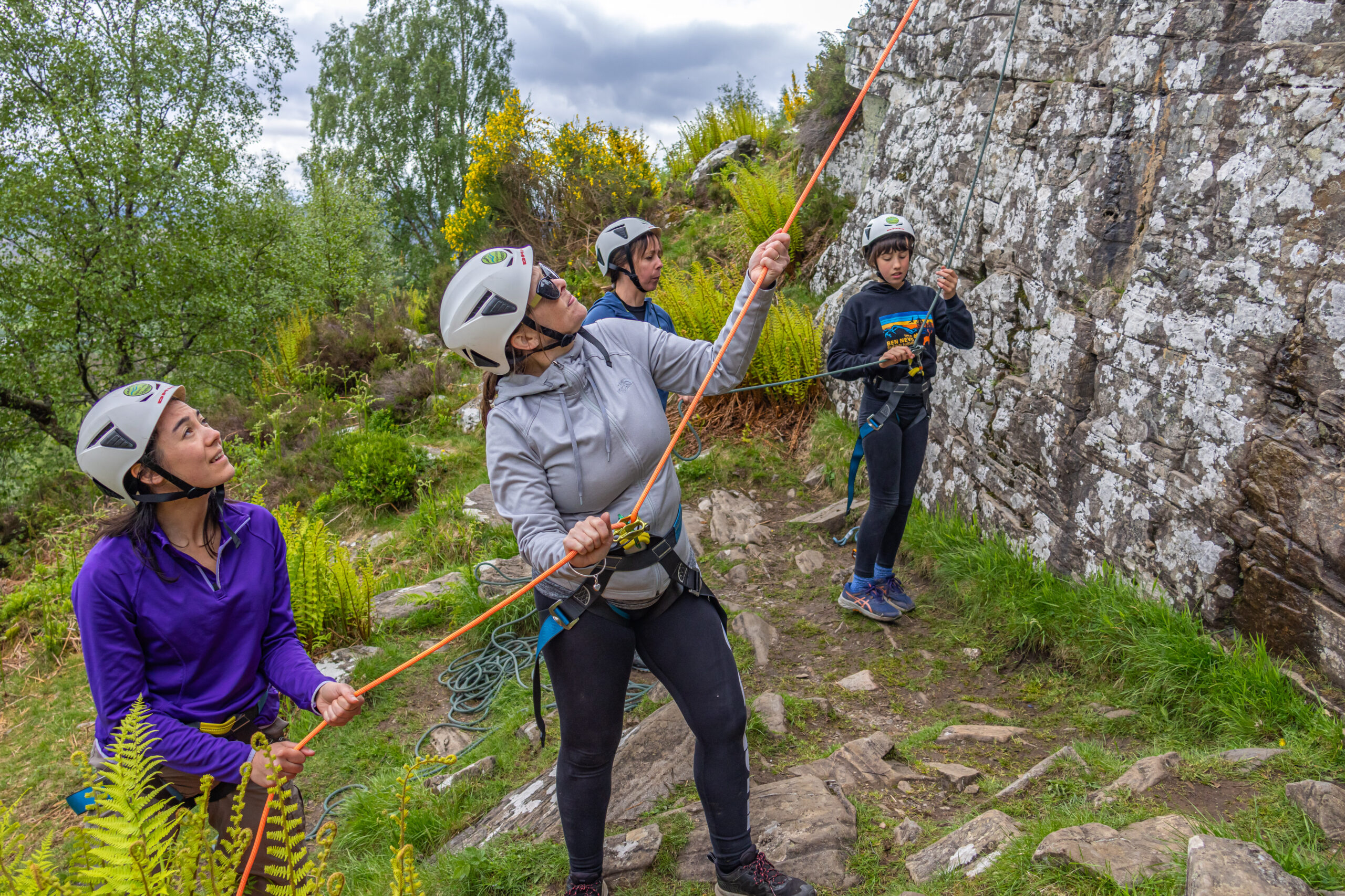 introduction to climbing & abseiling