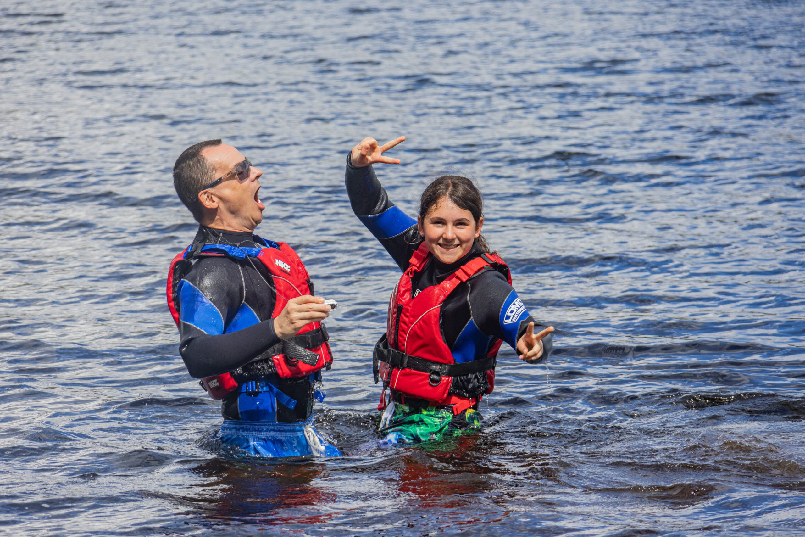 Stand up paddleboarding aviemore fun