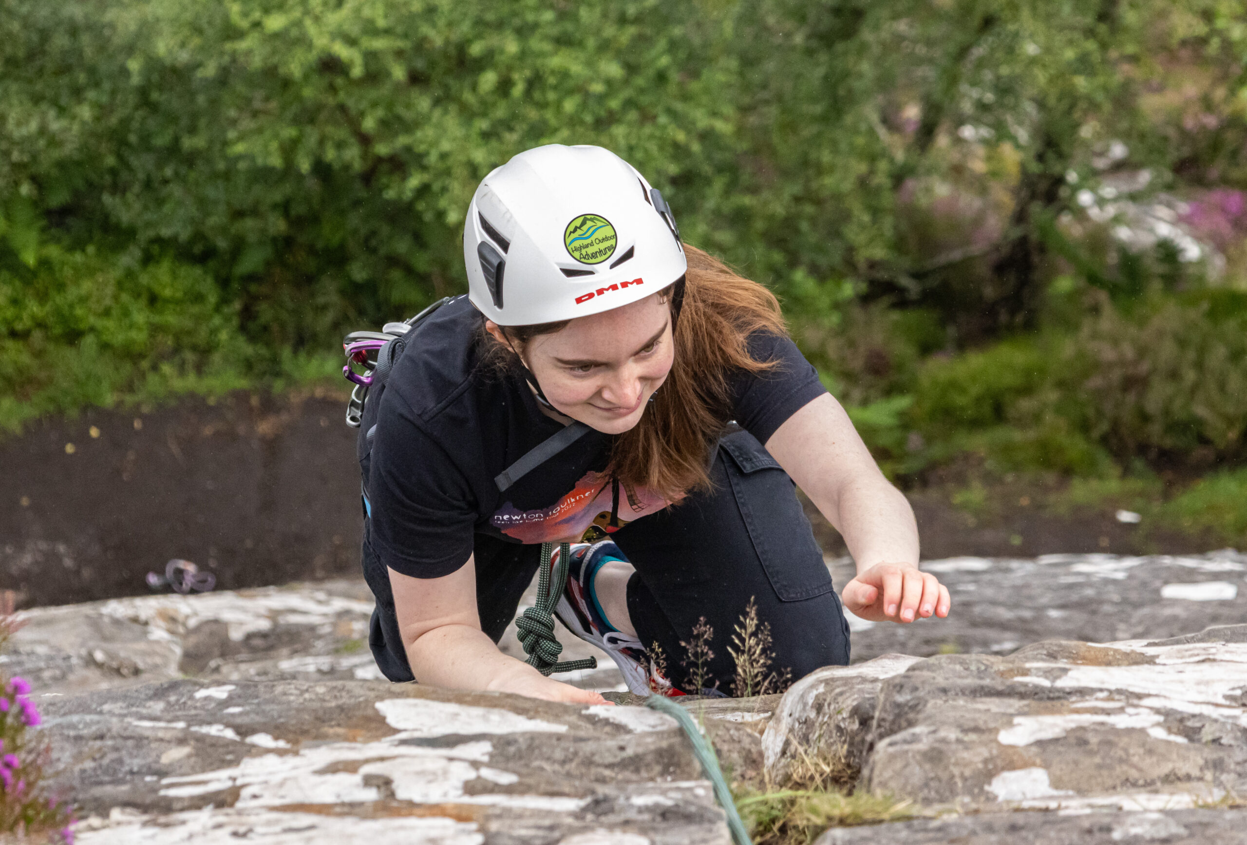 climbing at kingussie crag