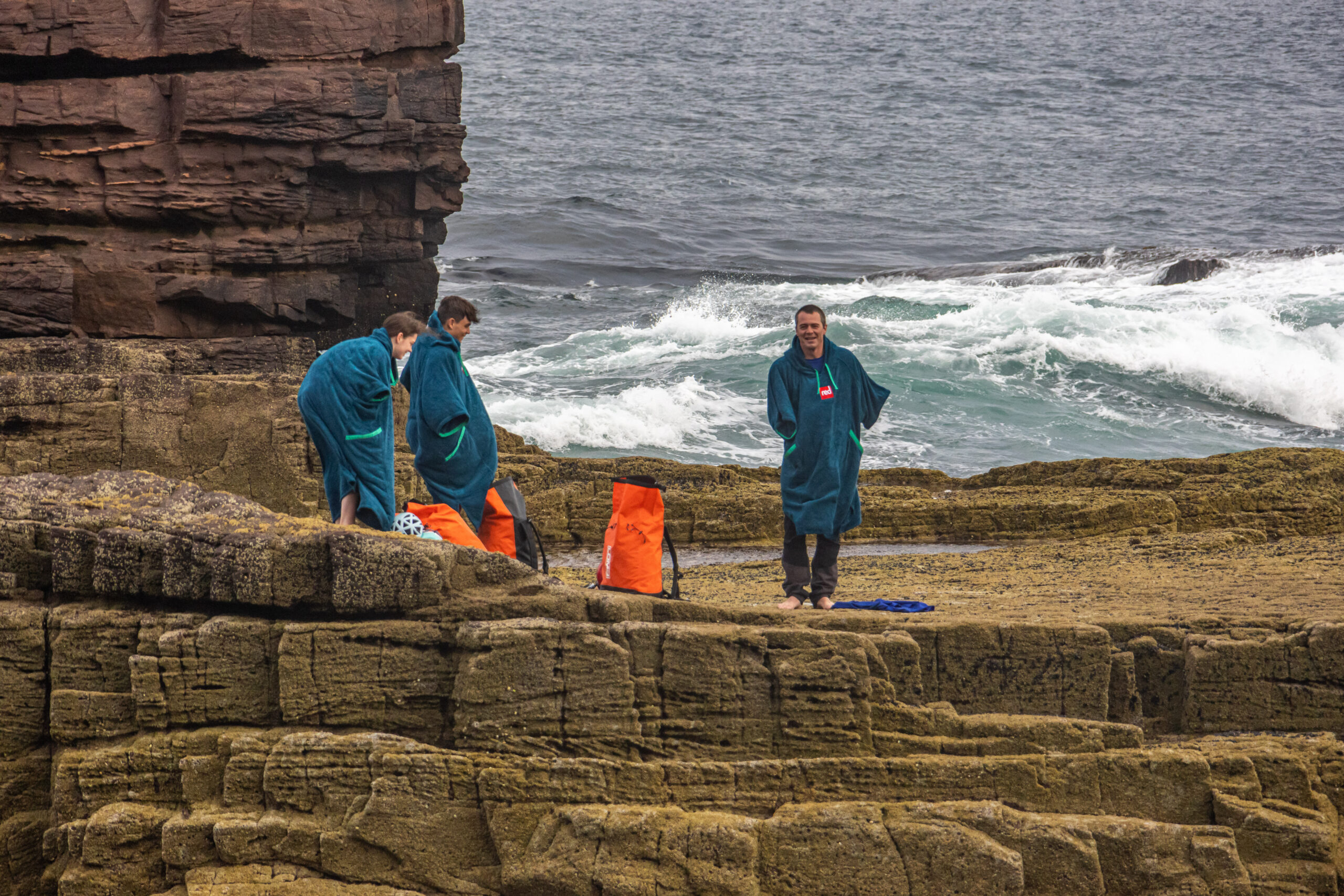 Changing robes guide to Am Buachaille Seastack