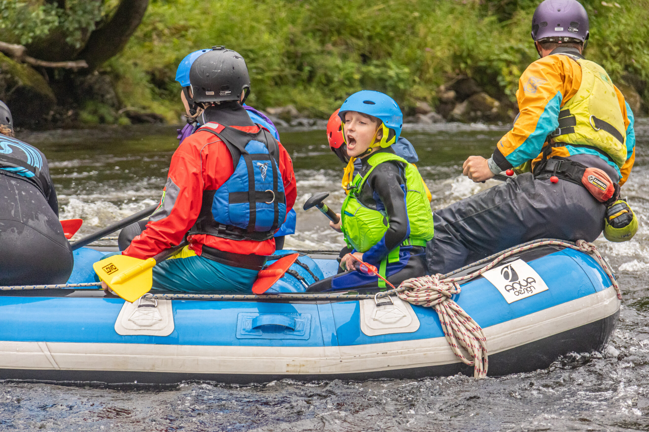 Grade 2 white water rafting family fun