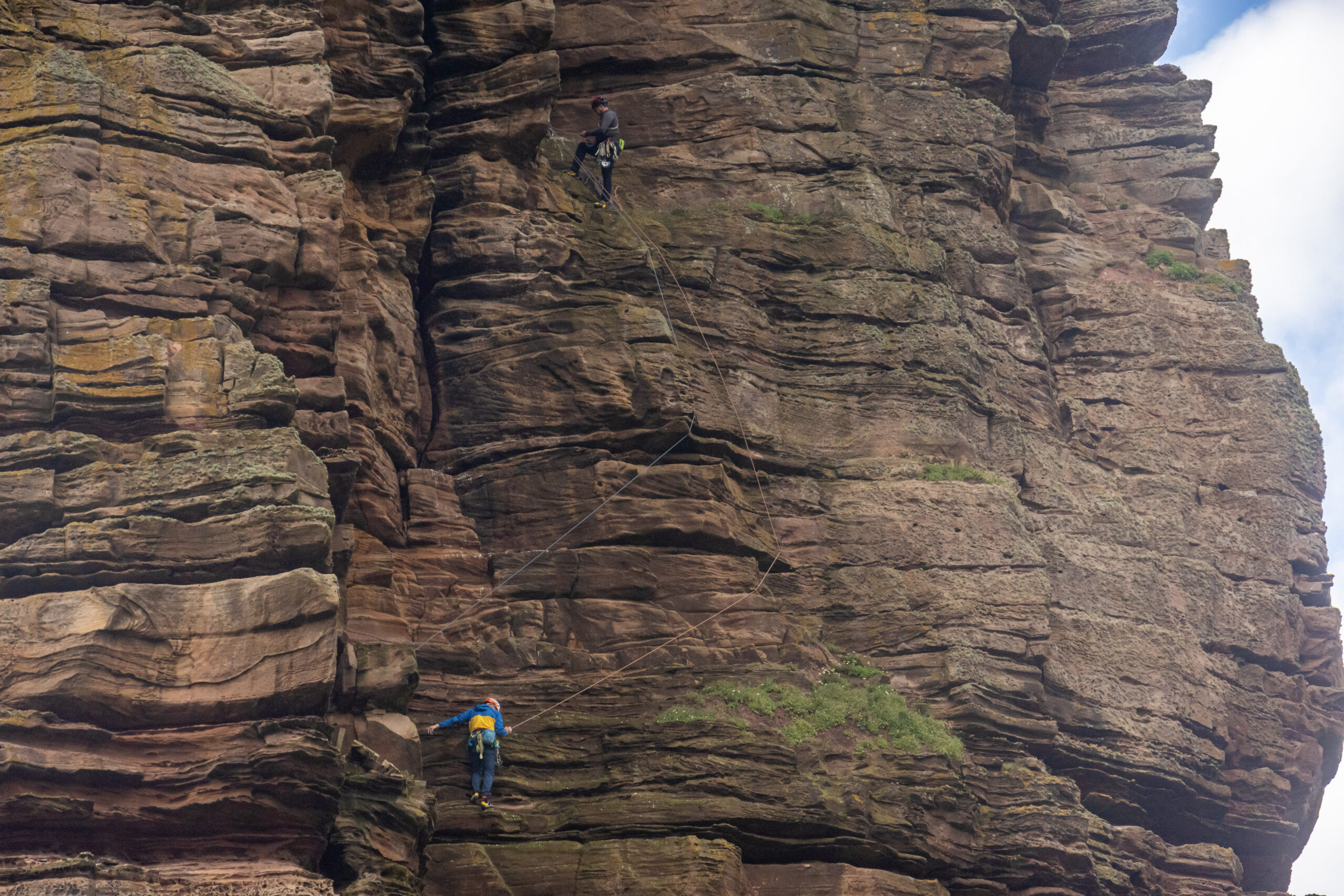 Old man of hoy Seastack pitch 4 anchor