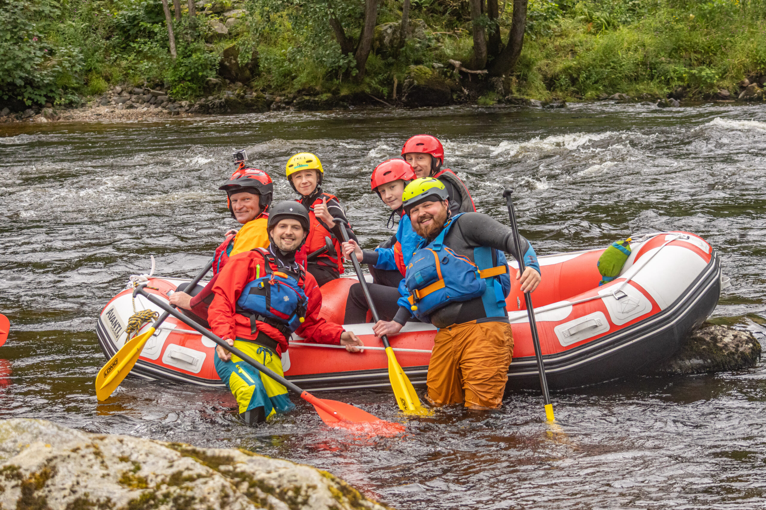 family white water rafting