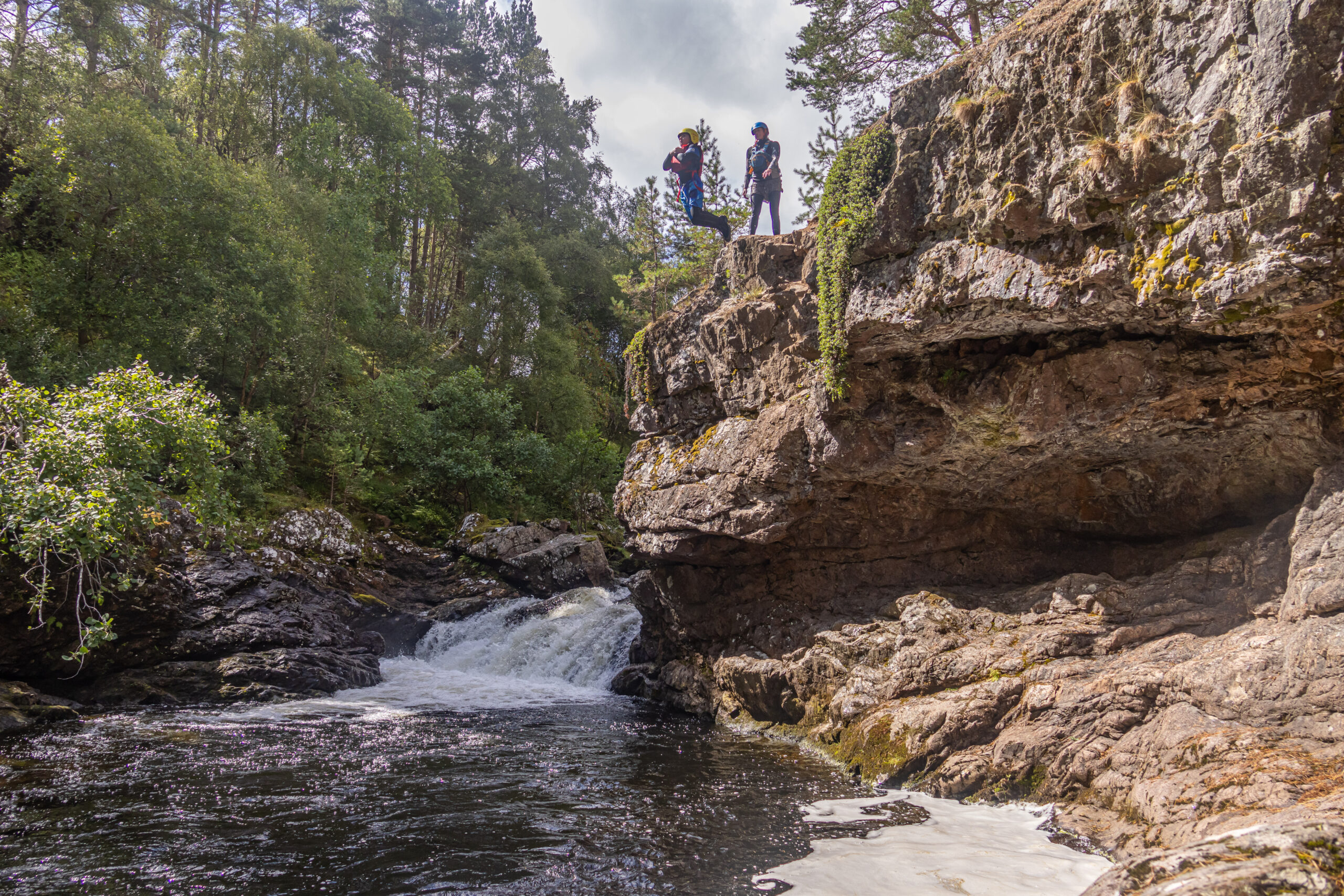 gorge walking big jump