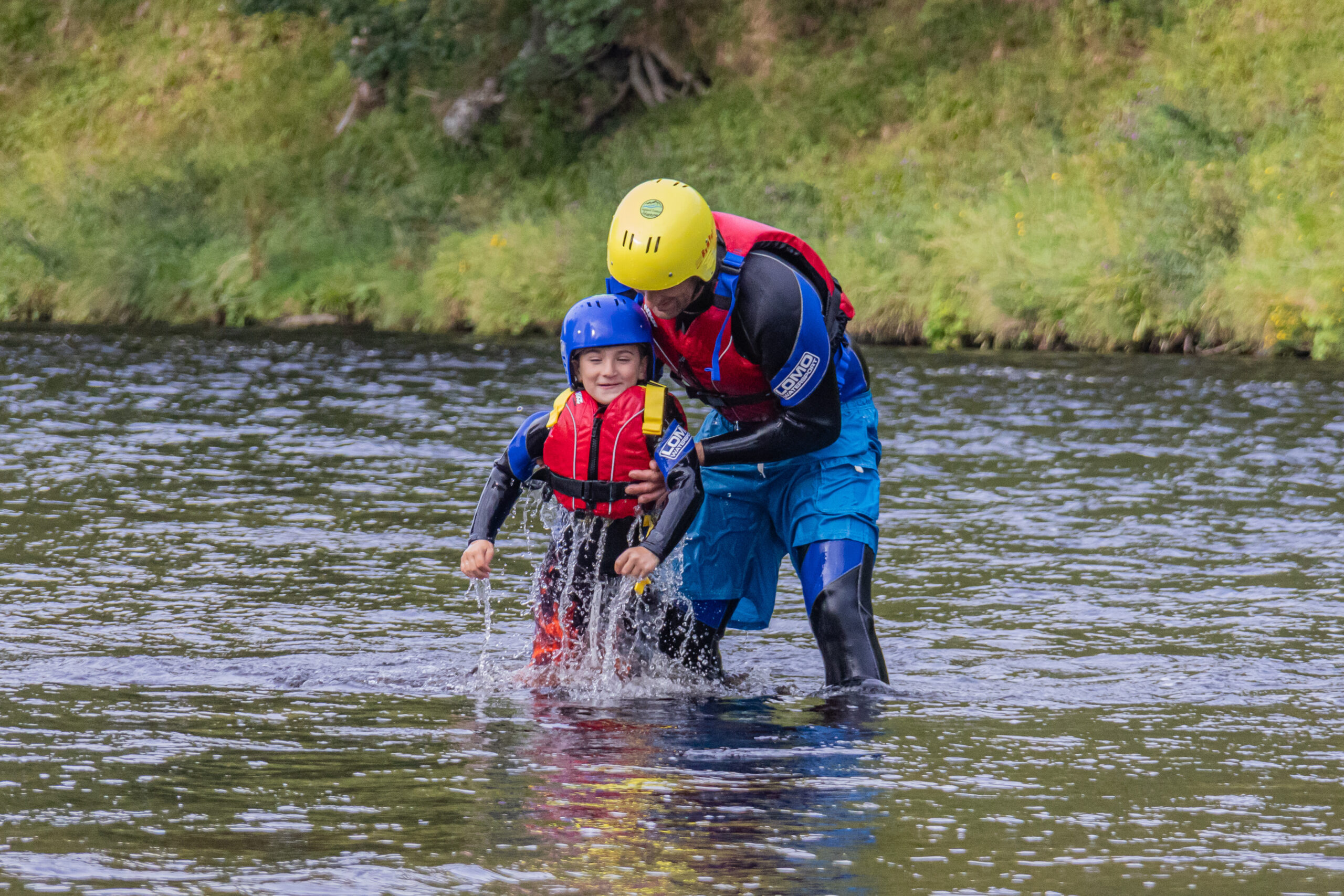 rafting swimming time