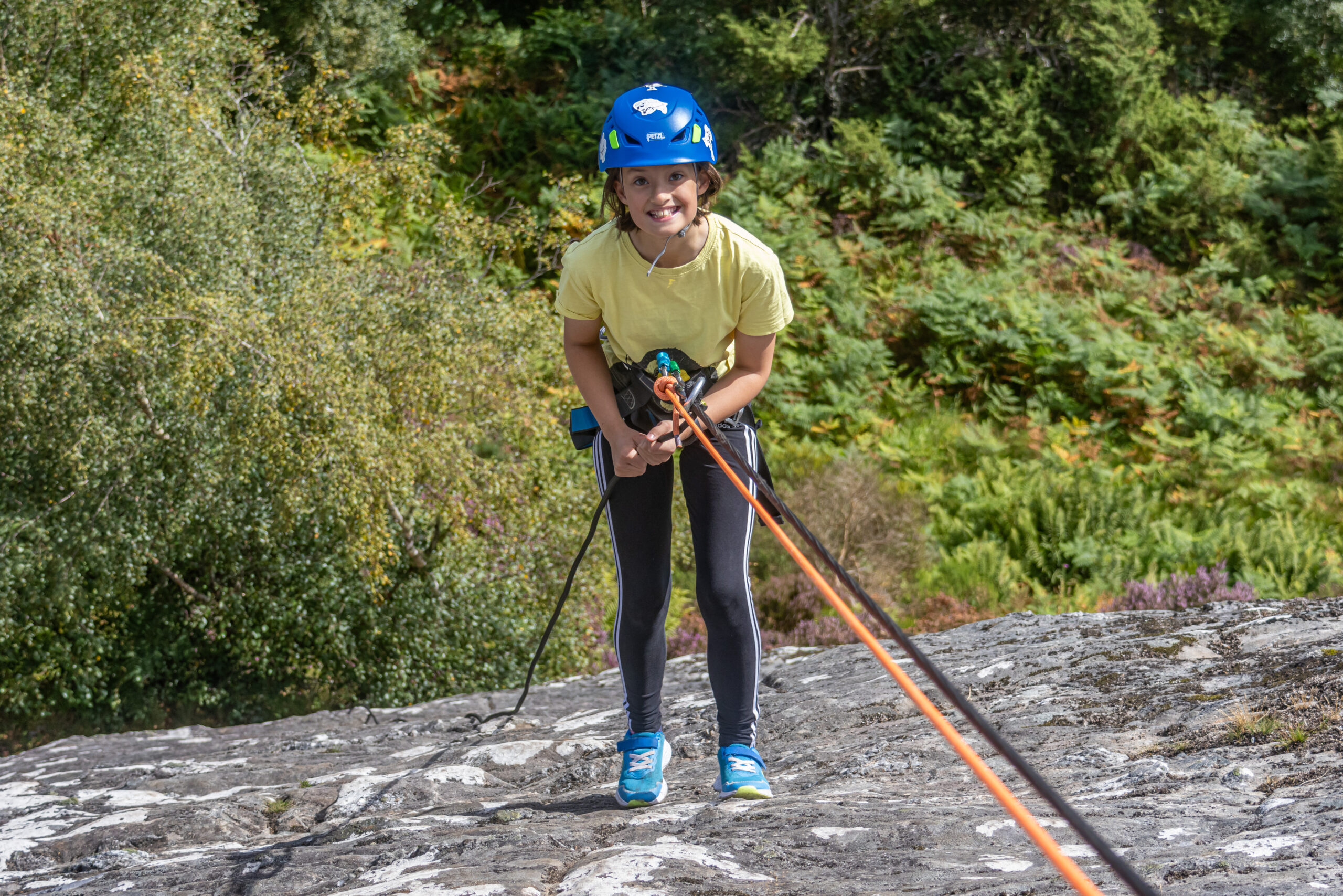 scottish climbing and abseiling happy