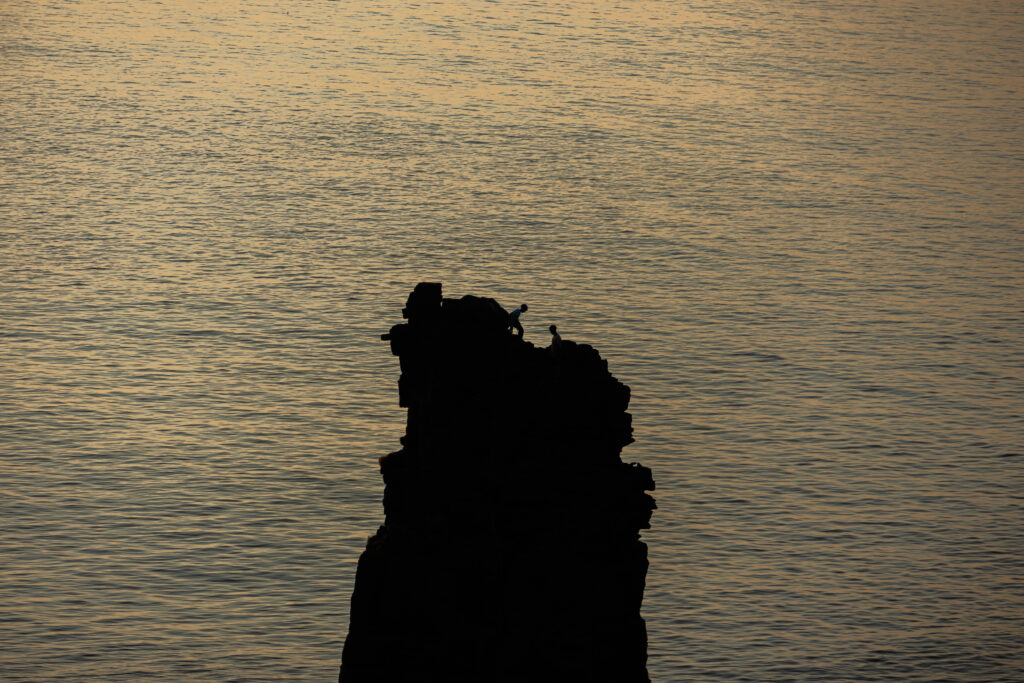 Am Buachaille Seastack on the summit