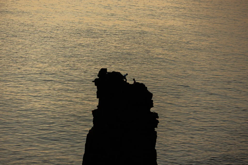 Am Buachaille Seastack on the summit