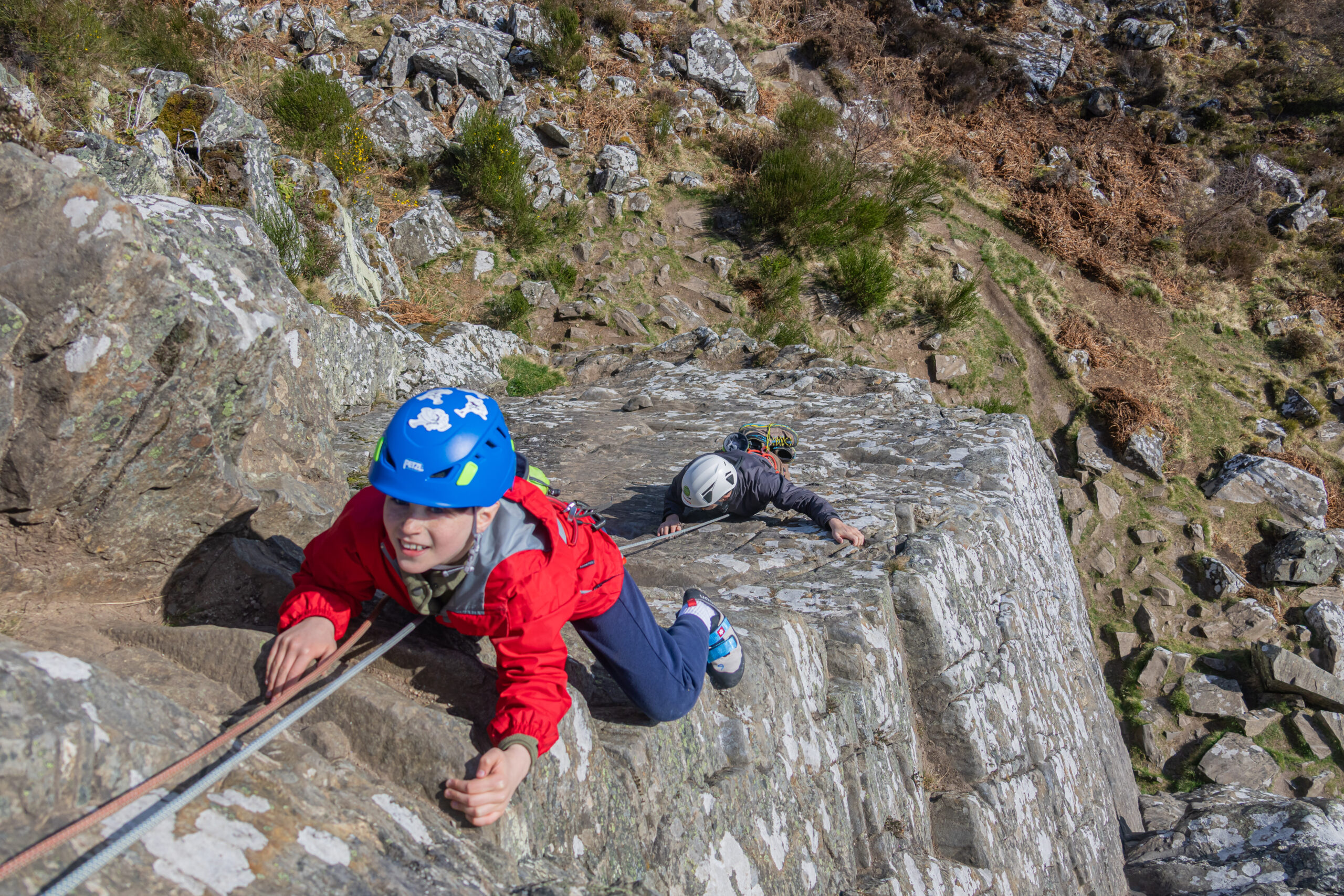 climbing and abseiling in the highlands