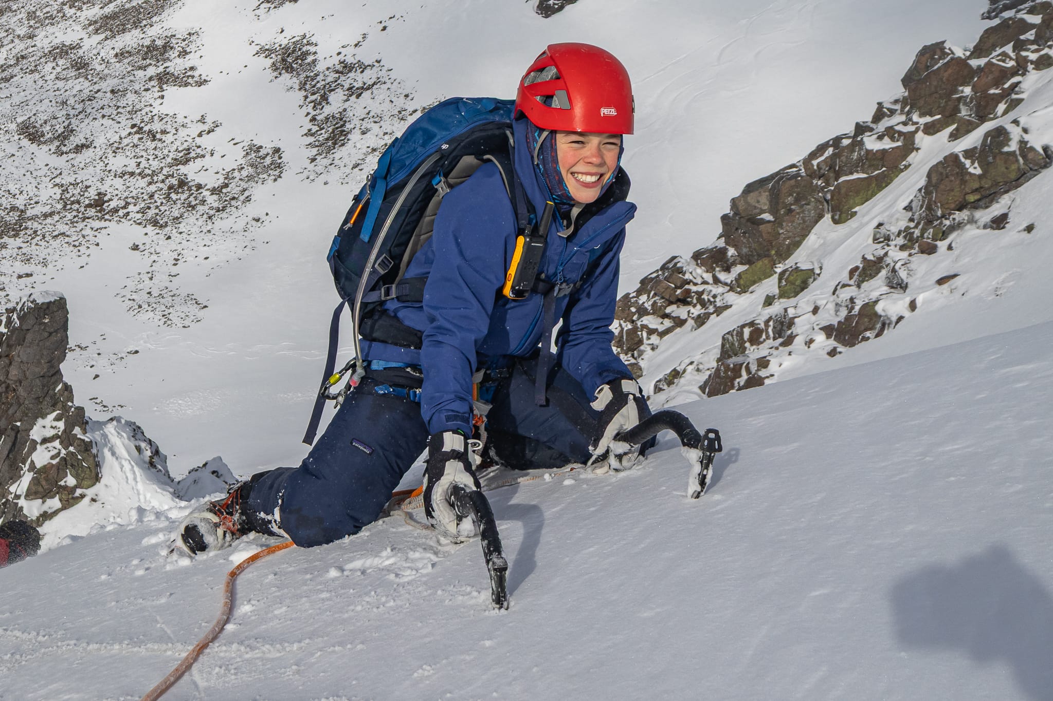 Scottish Kids Winter Climbing Climb Scotland